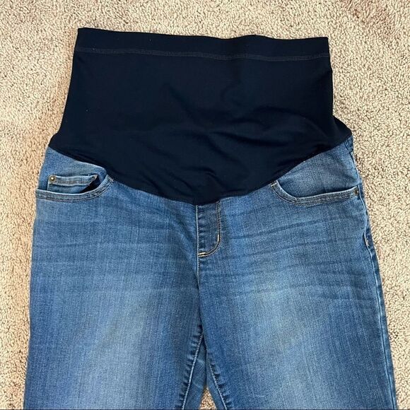 Liz Lange Maternity Bootcut Jeans 10 - Picture 2 of 9